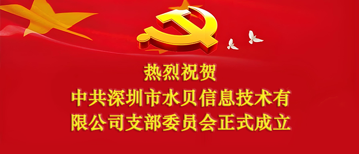 热烈祝贺中共深圳市水贝信息技术有限公司支部委员会正式成立
